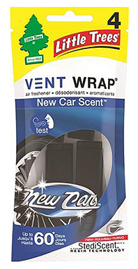 Vent Wrap de Olor New Car 4pk