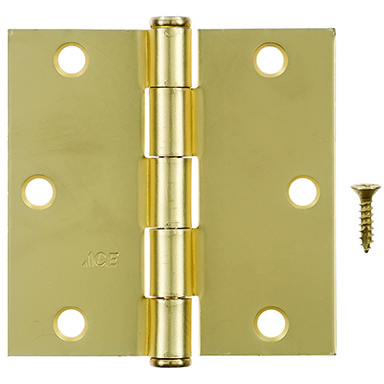 3-1/2" Gozne Puerta Satin Brass