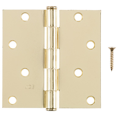 4" Gozne Puerta Brass