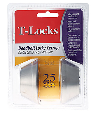 TLocks Cerr Deadbolt 2cil SS