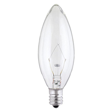 40W Bomb Incands E12 Torpedo 2pk
