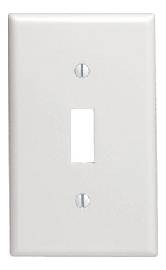 2x4 Tapa Switch Sencilla Blanca