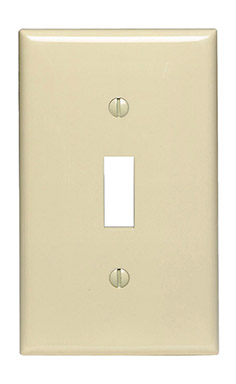 2x4 Tapa Switch Sencilla Ivory