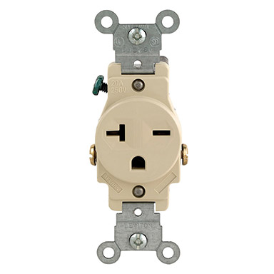 20A 250V Outlet Sencillo Iv