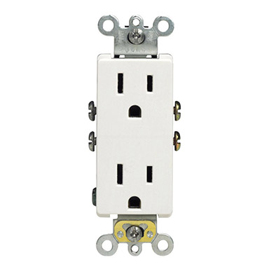 15A 125V Outlet Doble Decora Bl