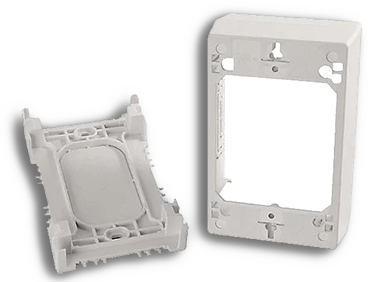 2x4 Caja Llana Vareta 1/2-3/4 Bl