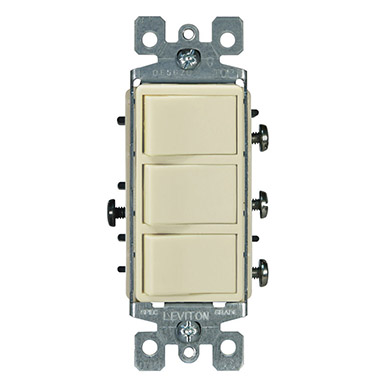 15A Switch Triple Decora Iv