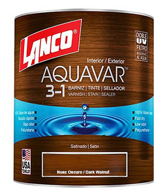 Aquavar Satin Dark Walnut qt