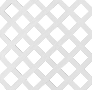 4'x8' Lattice PVC Hueco Grande