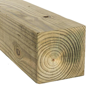 4"x4"x8' Madera Tratada Prime