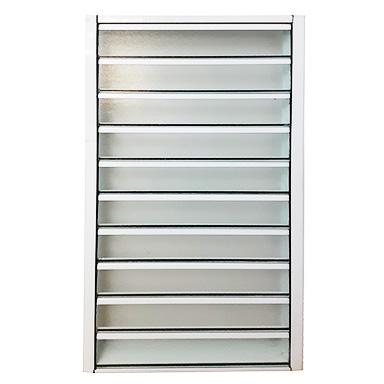36x48.5 AW Vent Seg Sky 4" FC Bl