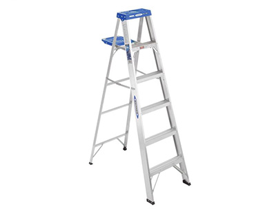Step Ladder 6' Alum Type 1