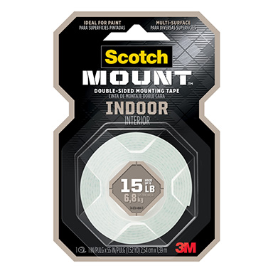 1"x1.52yd Scotch Tape Doble Bl