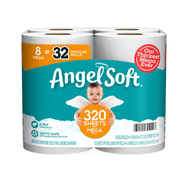 Angel Soft Papel De Ino 8pk