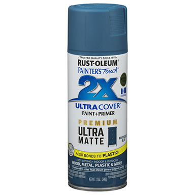 2X Spray Blue Ultra Matte 12oz