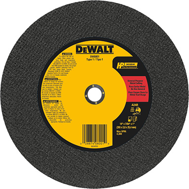 Chop Saw Wheel 14" Almnm