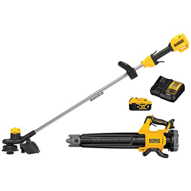 20V DW Trimmer & Blower Bat 6pc