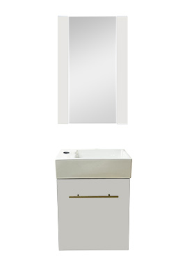 18" Set Vanity PVC Bl BV1001