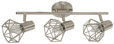 Lamp Techo Niquel Satinado 3L