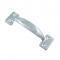 4" Tornado Tirador Puerta Silver