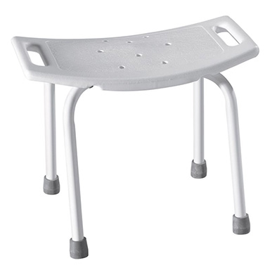 Shower Seat Plst Wht 20"