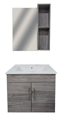 24" Set Vanity PVC DW