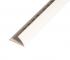 3/8"x8' Brown Perfil Losa Blanco