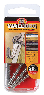1-1/4" Torn Gypsum PH Cromo 4pk