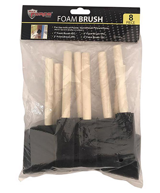 Max Force Set Brocha Foam 8pc