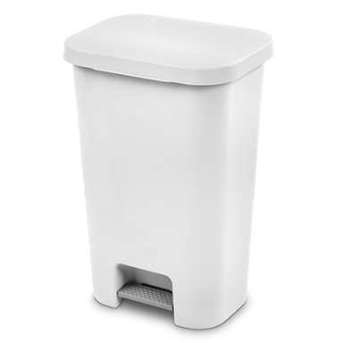 Zafacon Plastico Cocina Bl 12gl