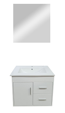 24" Set Vanity PVC Bl BV1011