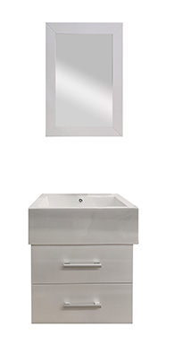 18.5" Set Vanity PVC Bl 9188