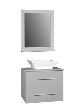 24" Set Vanity PVC Gris GL600