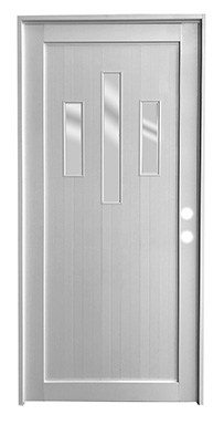 36x80" Puerta Vista 8 Ice Bl Der