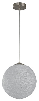 Lamp Colgante Niquel Acrilico 1L