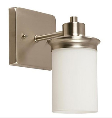 Lamp Pared Niquel Satin 1L