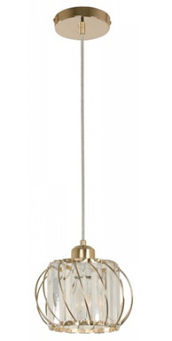 Lamp Colgante Dorado 1L