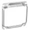 Box Cver Sq Rsd 1/2" 2dv