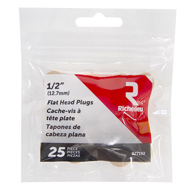 Head Plg Flt Birch 1/2"