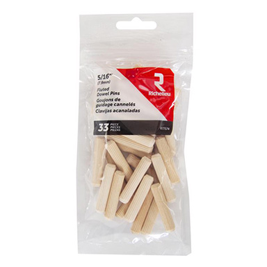 Dowl Pin Fltd 5/16" 33pk