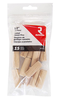 Dowel Pin Fltd 1/2" 15pk