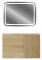 32" Set Vanity Espejo LED Oak
