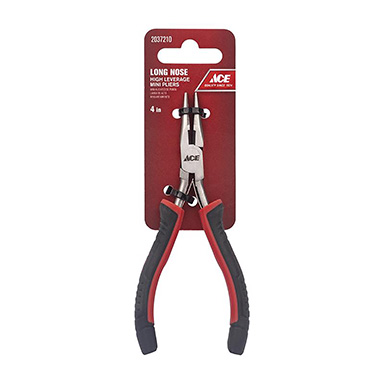 Mini Pliers Blk/rd 4"