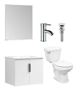 24" Combo Vanity, Ino & Mezc