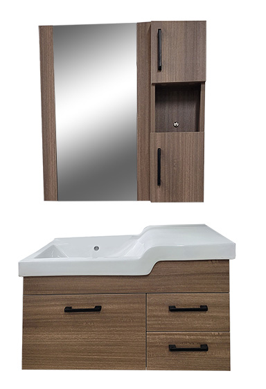32" Set Vanity PVC TEAK GA63