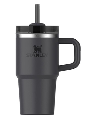 Strw Tmblr Ss Blk 20oz