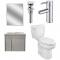 24" Combo Vanity PVC Mezc Ino Bl