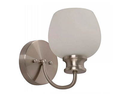 Lamp De Pared Redonda 1L BN