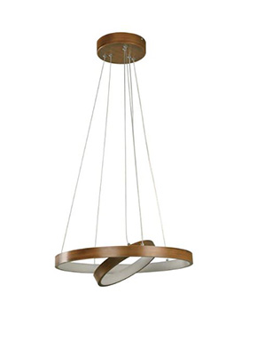 Lamp Moderna LED Colgante Wood