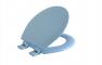 Toilet Seat Rnd Wood Blu